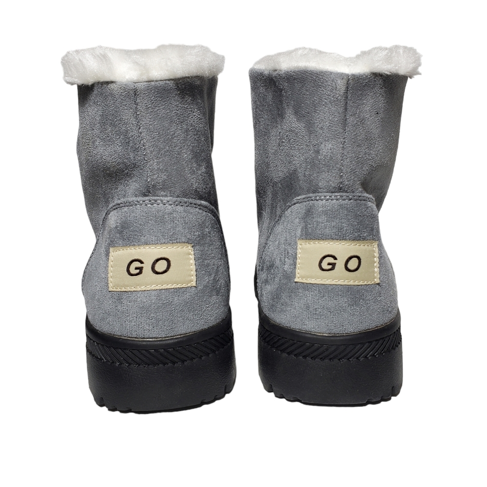 Lace Up Plush Winter Boots Warm Outdoor Snow Boots Fur Lined Women’s EU 41 US 10 - Picture 5 of 7